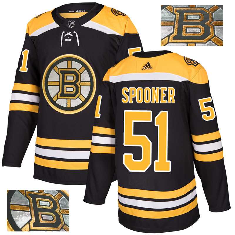Bruins 51 Ryan Spooner Black With Special Glittery Logo Adidas Jersey,We sell and wholesale Bruins 51 Ryan Spooner Black With Special Glittery Logo Adidas Jersey on line form chian!